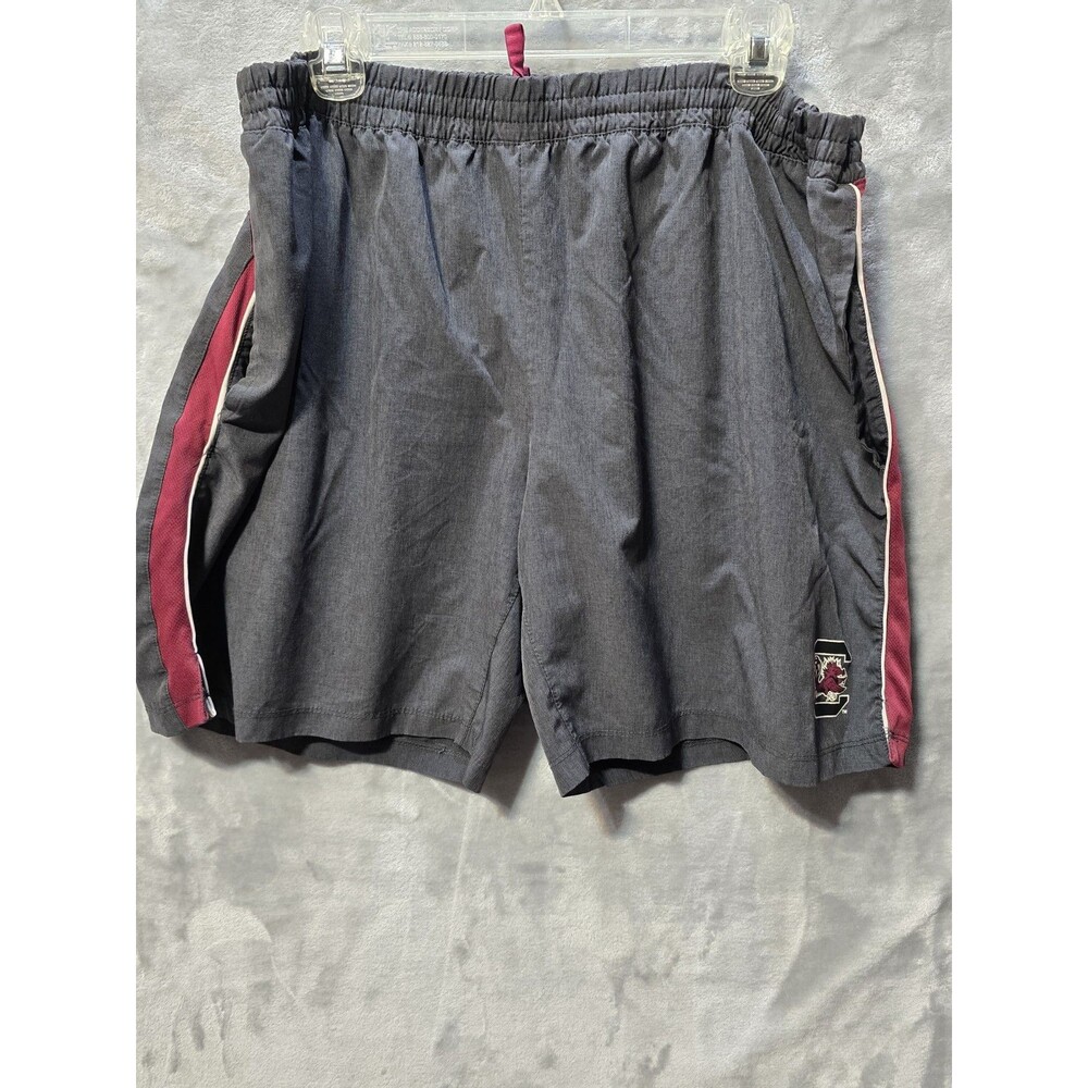 South Carolina Gamecocks Mens XXL Swim Trunks Shorts Black Burgundy Drawstring